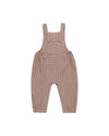 Baby Overall || Plum Gingham