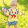 Bapron Baby Bib - Rainbow Caterpillar (6M-3Y)