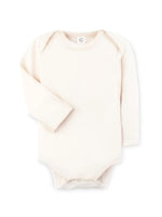 Organic Long Sleeve Bodysuit - Natural