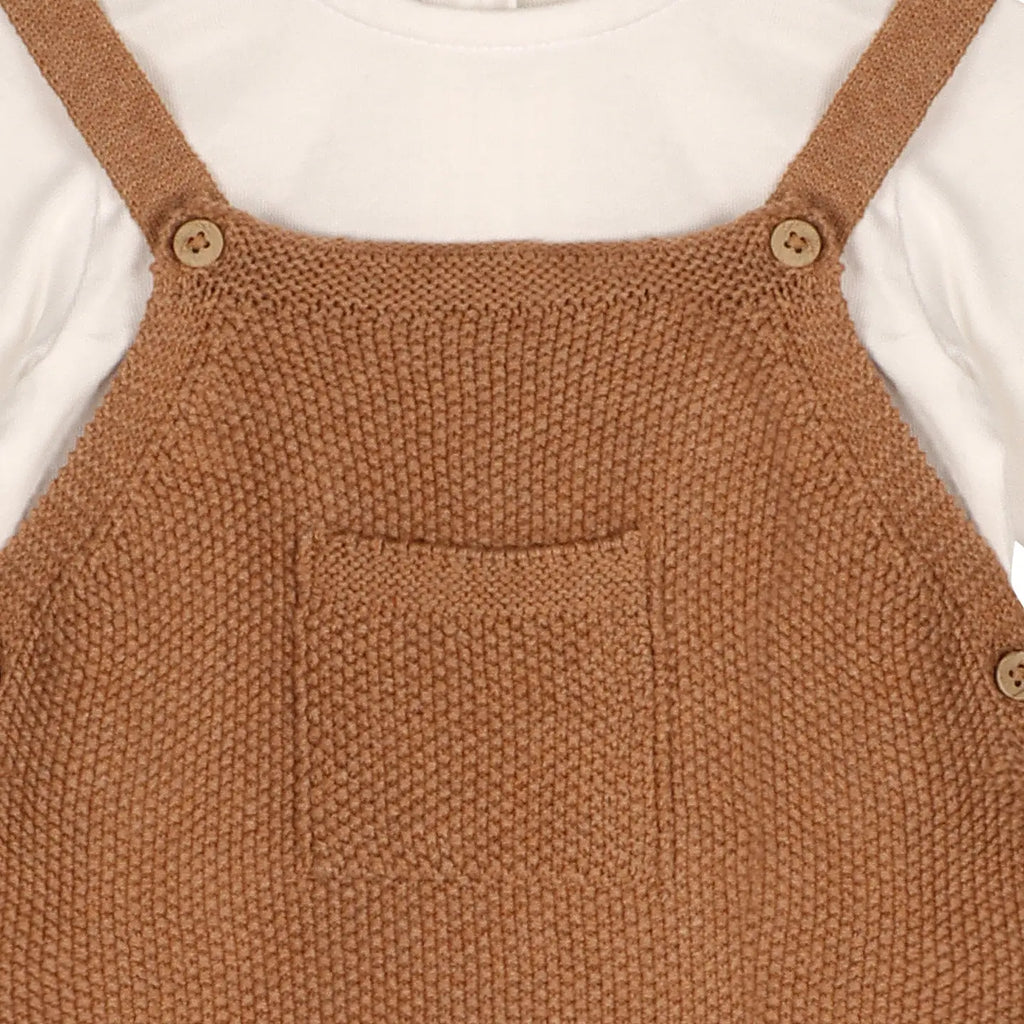 Chunky Sweater Knit Overall & Bodysuit (Organic)