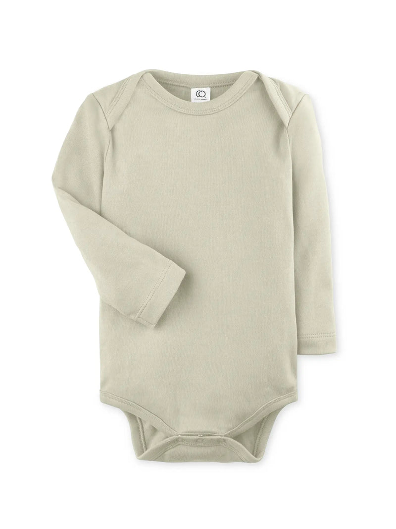 Organic Long Sleeve Bodysuit - Sage