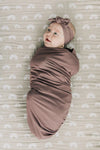 Bamboo Stretch Swaddle - Plum