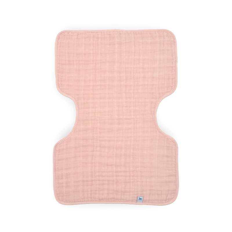 Cotton Muslin Burp Cloth - Rose Petal