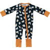 Bamboo Zip Romper - Ghosts