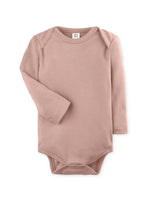 Organic Long Sleeve Bodysuit - Blush