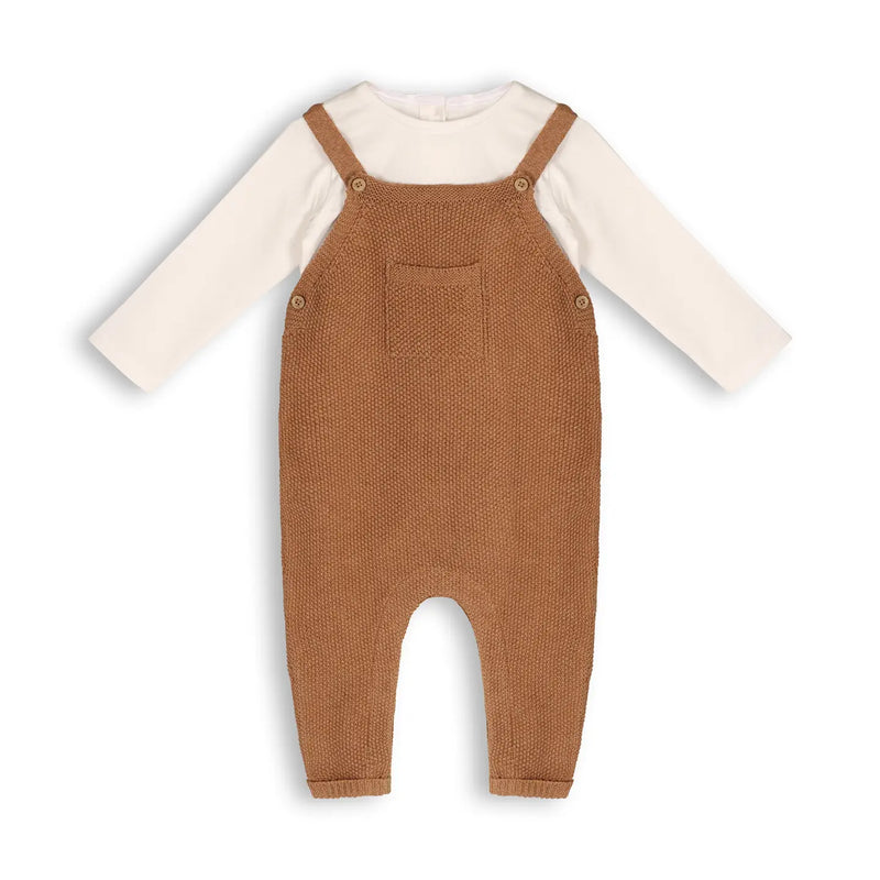 Chunky Sweater Knit Overall & Bodysuit (Organic)